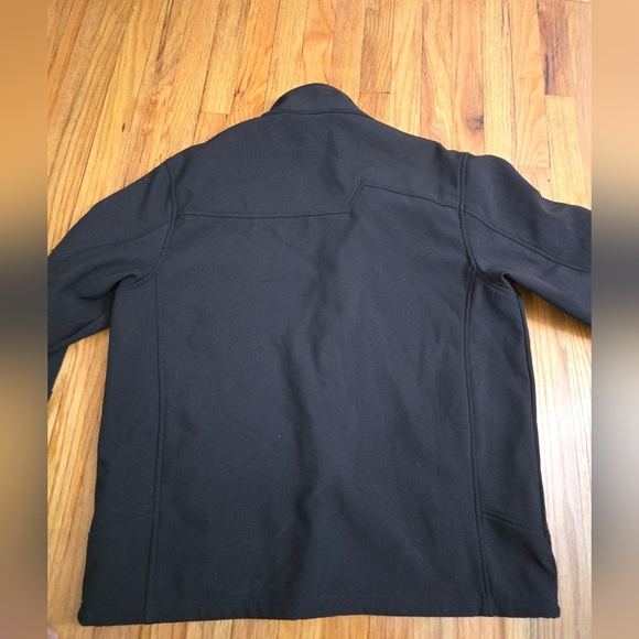 Snozu Men's Performance Jacket in Black with Blue Trim - Picture 11 of 12